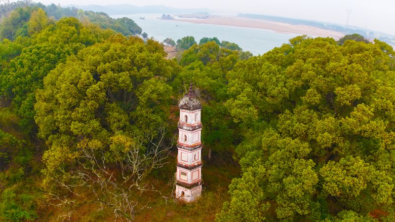 江西泰和：魁星塔风光